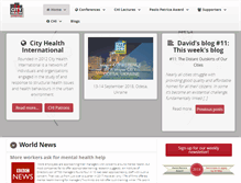 Tablet Screenshot of cityhealthinternational.org